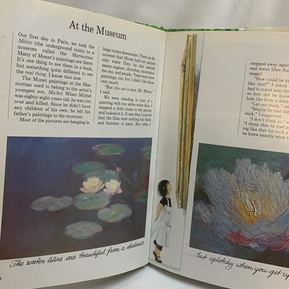 Linnea in Monets Garden Anderson Bjork Hardcover Dust Jacket - Picture 8 of 8